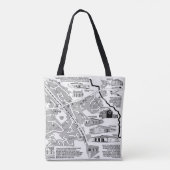 Charfield Village Map Tote Bag Tasche (Rückseite)