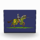 Charge Mittelalterlicher Ritter Fotoblock (Vorderseite)