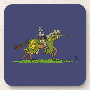 Charge Mittelalterlicher Ritter Getränkeuntersetzer