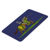 Charge Mittelalterlicher Ritter Magnet (Linke Seite)