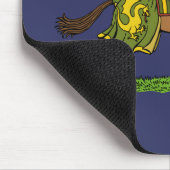 Charge Mittelalterlicher Ritter Mousepad (Ecke)