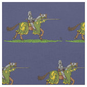 Charge mittelalterlicher Ritter Stoff (Nahaufnahme)