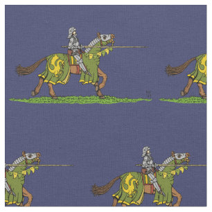 Charge mittelalterlicher Ritter Stoff