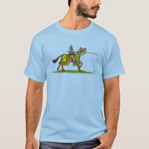Charge Mittelalterlicher Ritter T-Shirt