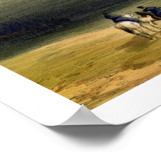 Charge of the Light Cavalry Brigade, October 25th Poster (Ecke)