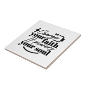 Charge Your Faith – Christian Inspirational Quote  Fliese (Seite)