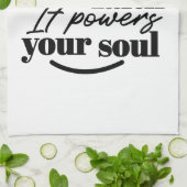 Charge Your Faith – Christian Inspirational Quote  Geschirrtuch (Gefaltet)