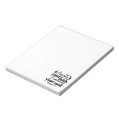 Charge Your Faith – Christian Inspirational Quote Notizblock (Rotiert)