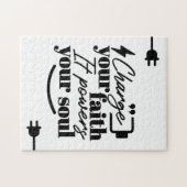 Charge Your Faith – Christian Inspirational Quote  Puzzle (Horizontal)