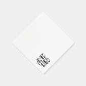 Charge Your Faith – Christian Inspirational Quote  Serviette (Ecke)