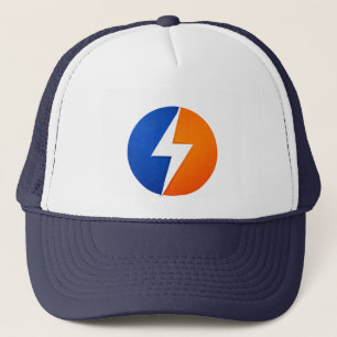 Charged Bolt Logo Trucker Mütze – Blau & Orange