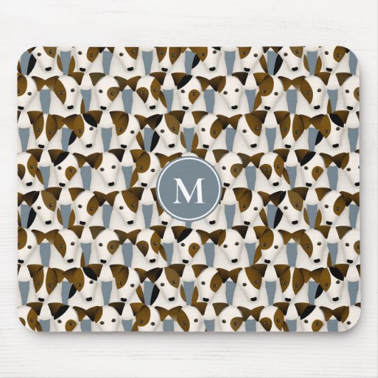 Chargen of Parson Jack Russell Terriers Pattern Mousepad (Vorne)