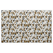 Chargen of Parson Jack Russell Terriers Pattern Stoff (Fat Quarter (45,7 x 55,9 cm))