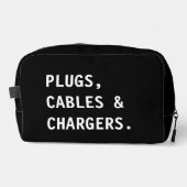 Charger & Cable Organizer,Electronics Accessories  Waschbeutel (Vorderseite)