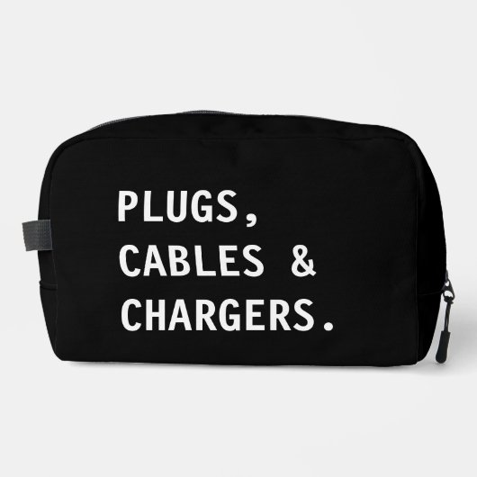 Charger & Cable Organizer,Electronics Accessories  Waschbeutel (Vorderseite)