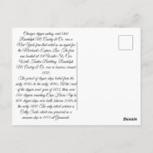 Charger Clipper Segelschiffe 1861 Postkarte (Rückseite)