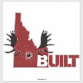 Charging Moose Vinyl Decal Aufkleber (Blatt)