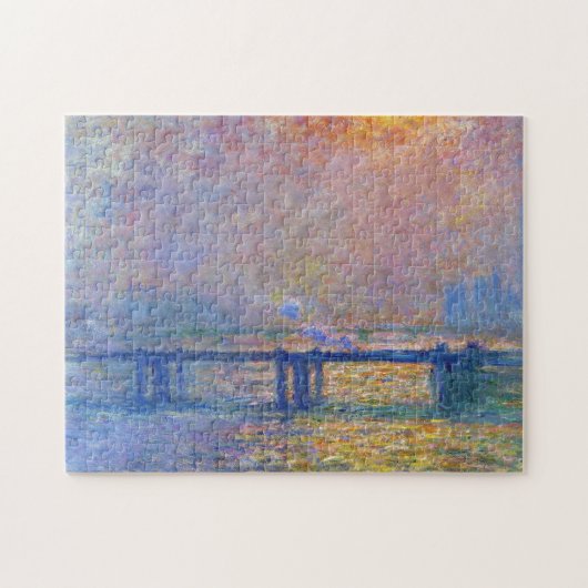 Charing Cross Bridge, The Thames, Claude Monet Puzzle (Horizontal)