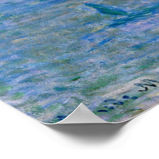 Charing Cross Bridge von Claude Monet Poster (Ecke)