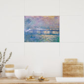 Charing Cross Bridge von Claude Monet Poster (Küche)