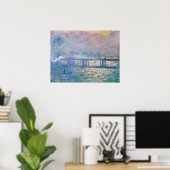 Charing Cross Bridge von Claude Monet Poster (Heimbüro)
