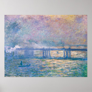 Charing Cross Bridge von Claude Monet Poster