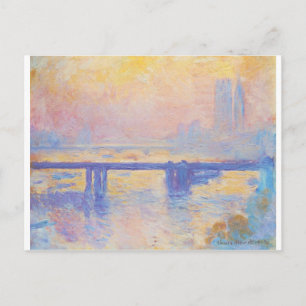 Charing Cross Bridge von Claude Monet Postkarte