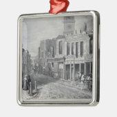 Charing Kreuz, 1830 Silbernes Ornament (Links)