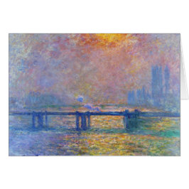 Charing Querbrücke, die Themse, Claude Monet