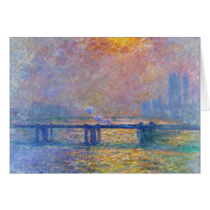 Charing Querbrücke, die Themse, Claude Monet