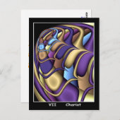 Chariot Tarot Card Postkarte (Vorne/Hinten)