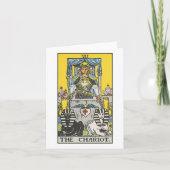 Chariot Tarot card - Rider Waite Smith Tarot Karte (Vorderseite)
