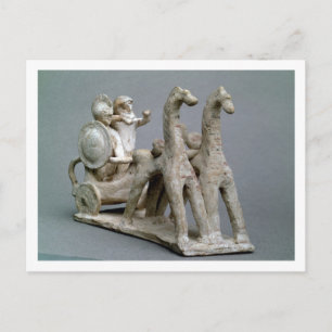 Chariot und Pferde, vom Grab von Prinzessin Nefe Postkarte