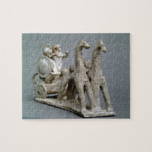 Chariot und Pferde, vom Grab von Prinzessin Nefe Puzzle