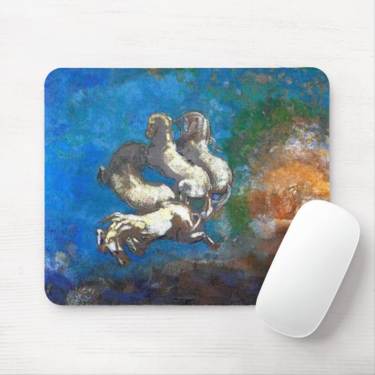 Chariot von Apollo, Redon Mousepad (Mit Mouse)