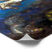 Chariot von Apollo, Redon Poster (Ecke)