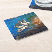 Chariot von Apollo, Redon Rechteckiger Pappuntersetzer (angewinkelt)