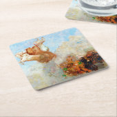 Chariot von Apollo, Redon Rechteckiger Pappuntersetzer (angewinkelt)