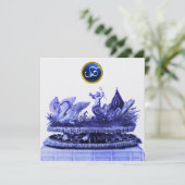 CHARIOT VON SCHWANKEN UND KUPKEN STRAND WEDING Ice Einladung (Stehend Vorderseite)