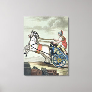 Charioteer, von "L'Antica Rom", 1825 (Farbe Leinwanddruck