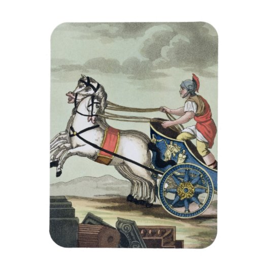 Charioteer, von 'L'Antica Roma', 1825 (farbig bele Magnet (Vertikal)