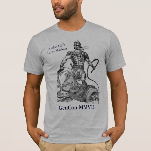 Charioteer-VORLAGENniveau, GenCon MMVII, Avalon H… T-Shirt (Vorderseite)