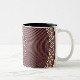 Chariotraddekoration mit openwork Grenze Zweifarbige Tasse