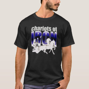 Chariots des Eisens - Logo - Schwarzes T-Shirt