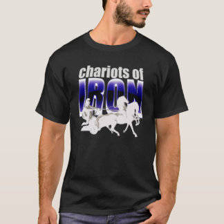 Chariots des Eisens - Logo - Schwarzes T-Shirt