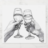 Charisma Champagne Flasche Schaumweinetikett (Einzelnes Label)