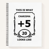 Charisma-Notebook für Dungeons Notizblock (Vorderseite)