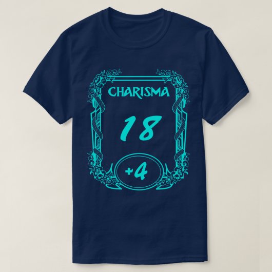 Charisma-Statistik T-Shirt (Design vorne)
