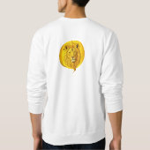 Charisma Tiger T-Shirt – Bold Dopamine Aesthetic Sweatshirt (Rückseite)