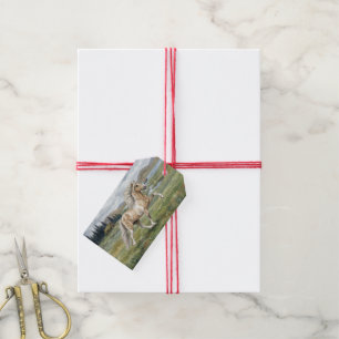 Charismatische Pinto-Isländer-Stute Aquarell Geschenkanhänger